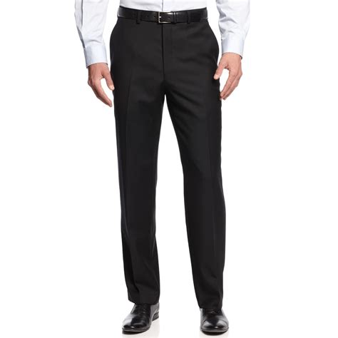 michael kors mens solid classic fit stretch dress pants|Michael Kors ca01129 rn90736.